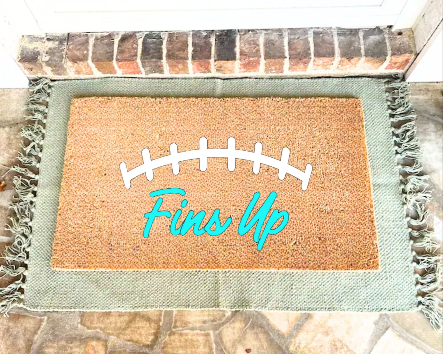 Miami Dolphins "Fins Up" Doormat