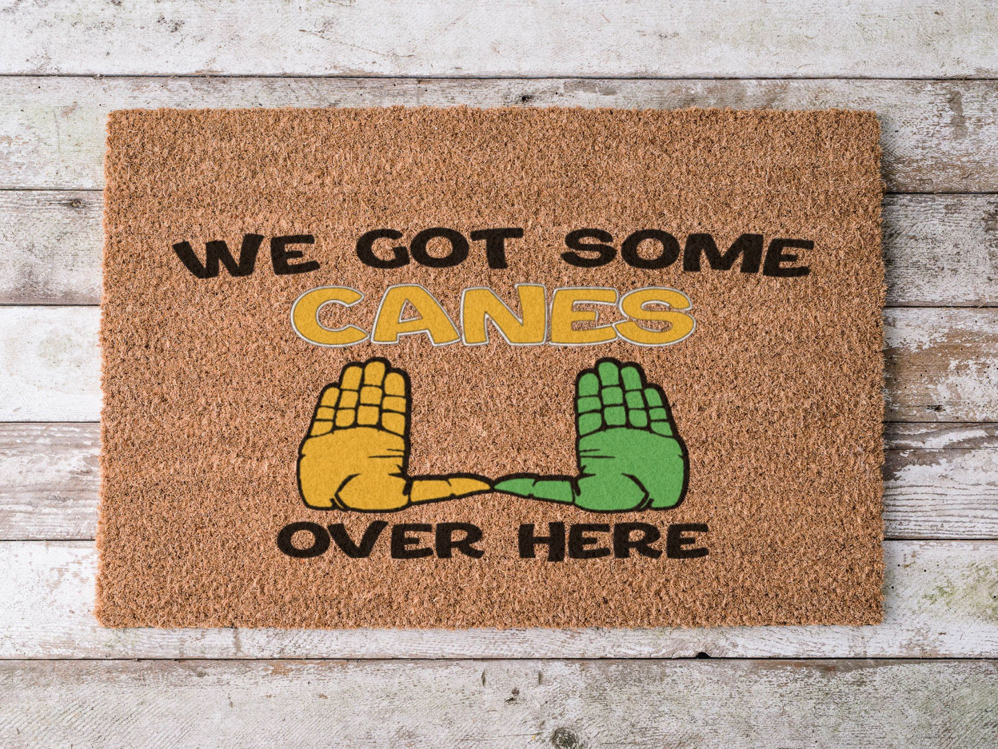 Custom University of Miami Doormat
Go Canes!