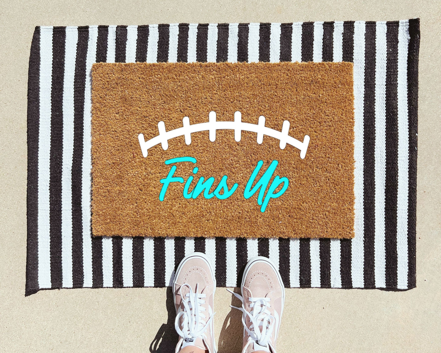 Miami Dolphins "Fins Up" Doormat