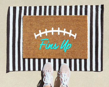 Miami Dolphins "Fins Up" Doormat