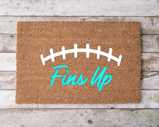 “Fins Up” design inspired by the Miami Dolphins