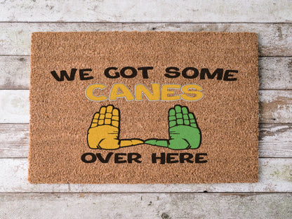 Custom University of Miami Doormat

Go Canes!