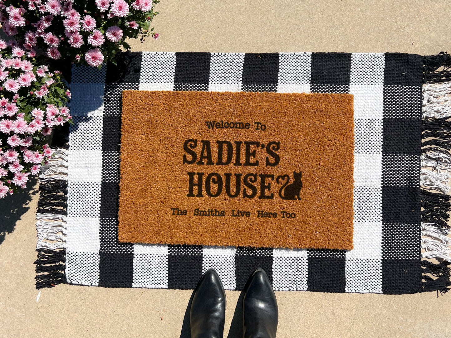 Welcome to [Cat's name]'s House.....The [Last Name]s Live Here Too